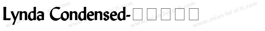 Lynda Condensed字体转换